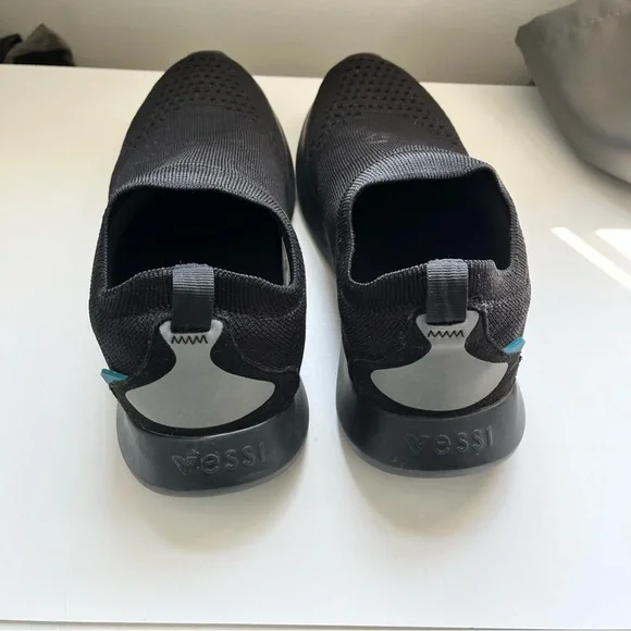 Vessi Black Knit Women's Athletic Shoes - Picture 5 of 15